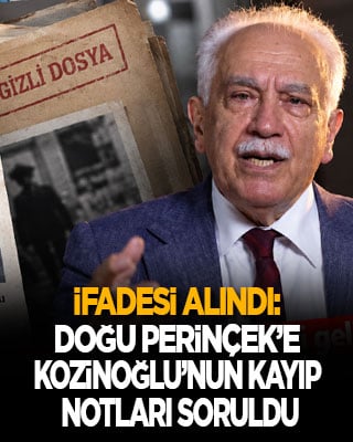 İfadesi alındı! Doğu Perinçek’e Kaşif Kozinoğlu’nun kayıp notları soruldu