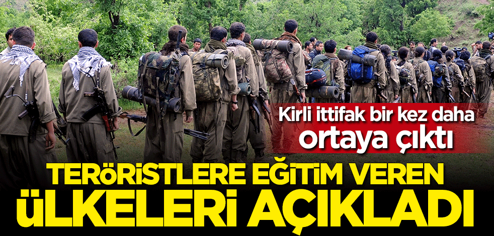 İfadesi ortaya çıktı: O ülkelerin askerleri teröristlere eğitim veriyor