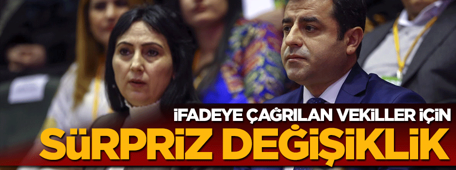 İfadeye çağrılan vekiller için 'zorla getirme' olmayacak
