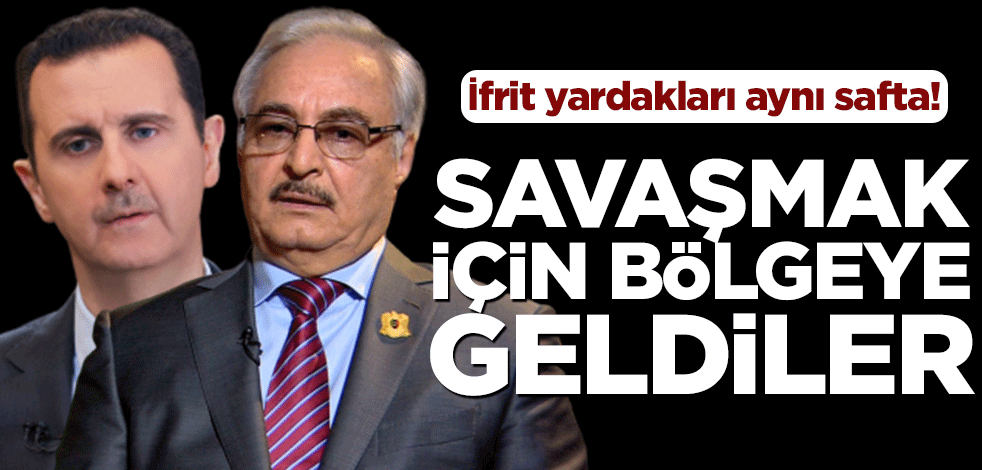 İfrit yardakları aynı safta! Savaşmak için geldiler