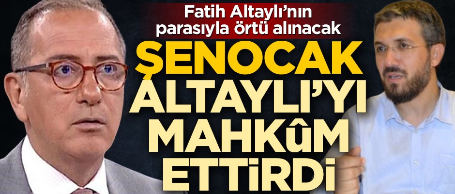 İftiracı Altaylı’nın paralarıyla başörtüsü alınacak