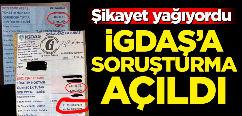 İGDAŞ'a soruşturma açıldı