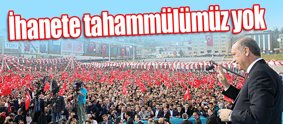 İhanete tahammülümüz yok