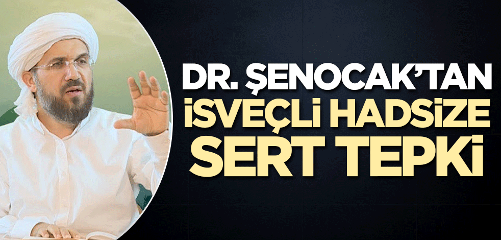 İhsan Şenocak İsveçli hadsize böyle tepki gösterdi!