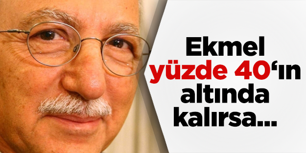 İhsanoğlu % 40’ın altında kalırsa CHP yönetimi değişir