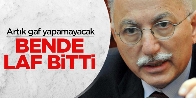 İhsanoğlu: Bende laf bitti