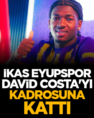 ikas Eyüpspor, David Costa'yı kadrosuna aldı
