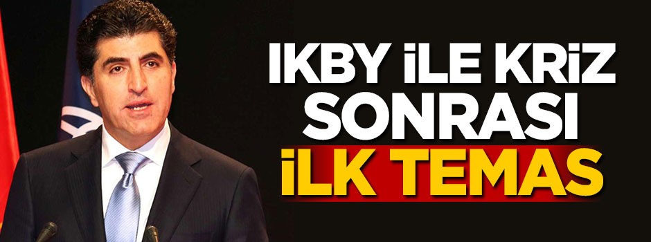 IKBY ile kriz sonrası ilk temas