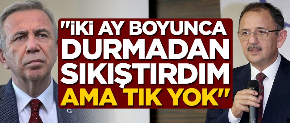 "İki ay boyunca durmadan sıkıştırdım ama tık yok"