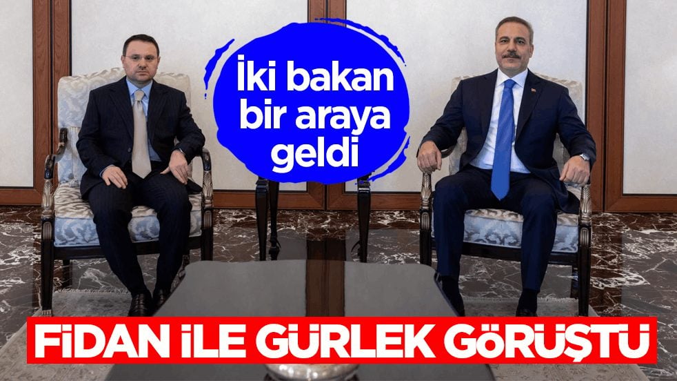 İki bakan bir araya geldi! Fidan ile Gürlek görüştü