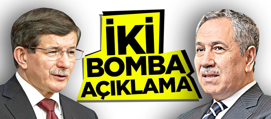 İki bomba açıklama