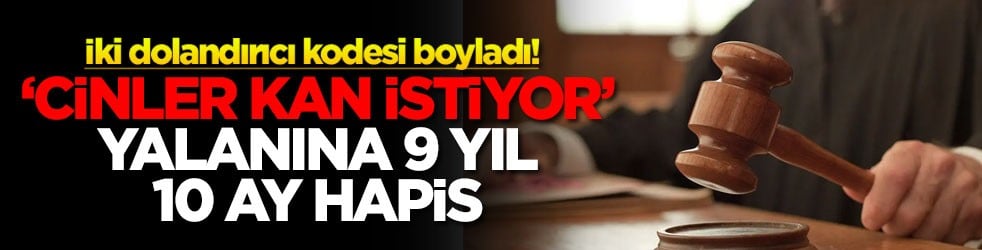 İki dolandırıcı kodesi boyladı! 