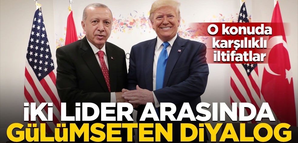 Trump ile Erdoğan arasında gülümseten diyalog