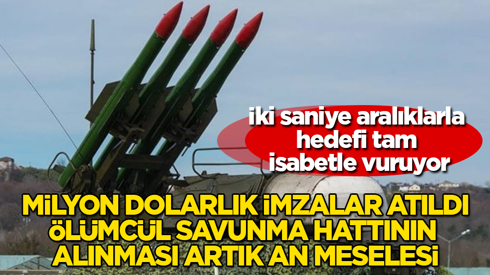 İki saniye aralıklarla hedefi tam isabetle vuruyor! Milyon dolarlık imzalar atıldı, ölümcül savunma hattının alınması an meselesi