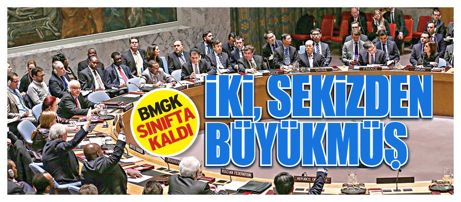 İki, sekizden büyükmüş