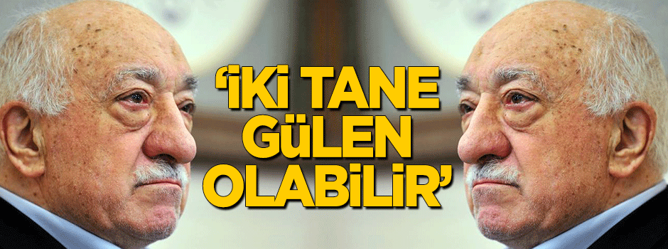"İki tane Fetullah Gülen olabilir"