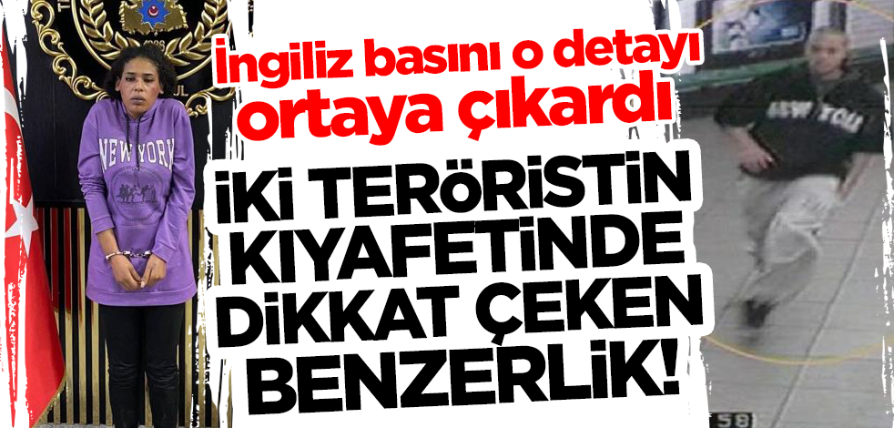 İki teröristin kıyafetinde dikkat çeken benzerlik! İngiliz basını o detayı ortaya çıkardı