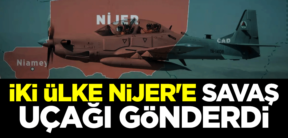 İki ülke olası bir askeri müdahaleye karşı Nijer'e savaş uçağı gönderdi