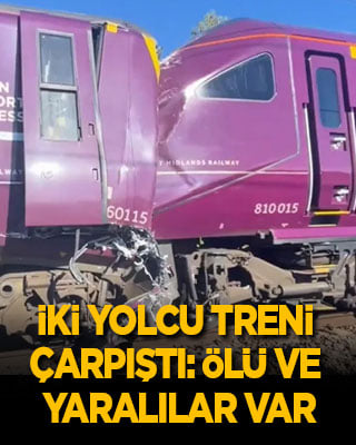 İki yolcu treni çarpıştı: Ölü ve yaralılar var