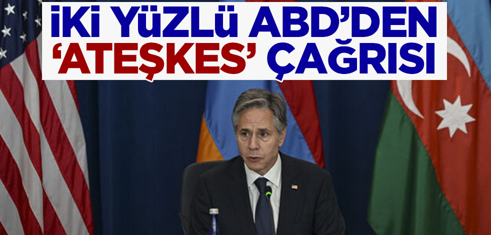 İki yüzlü ABD'den 'ateşkes' çağrısı!