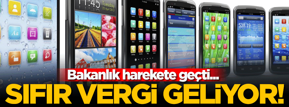 İkinci el 'cep telefonu'na sıfır vergi geliyor!