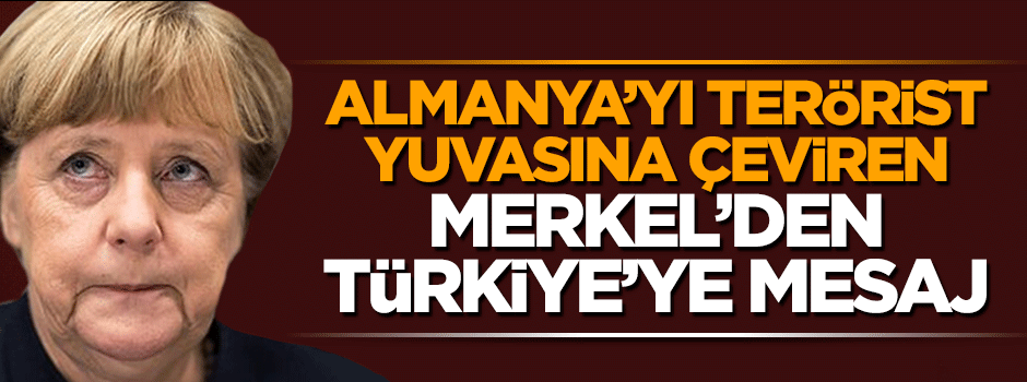 İkiyüzlü Merkel'den Cumhurbaşkanı Erdoğan'a telefon