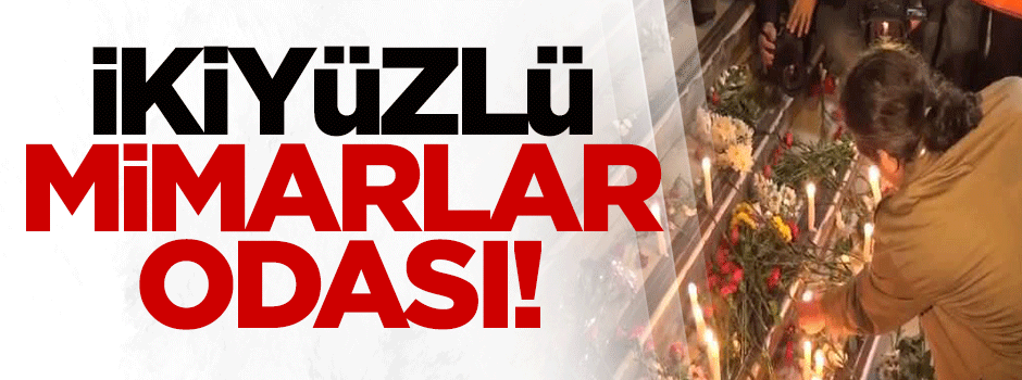 İkiyüzlü Mimarlar Odası!