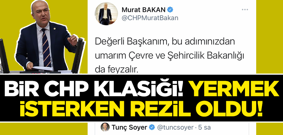 'İklim değişikliği' konusunda hükümeti eleştiren CHP'li Murat Bakan rezil oldu