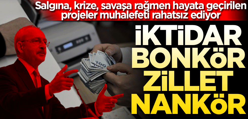 İktidar bonkör Zillet nankör
