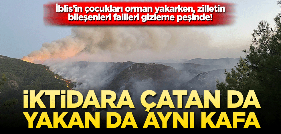 İktidara çatan da yakan da aynı kafa