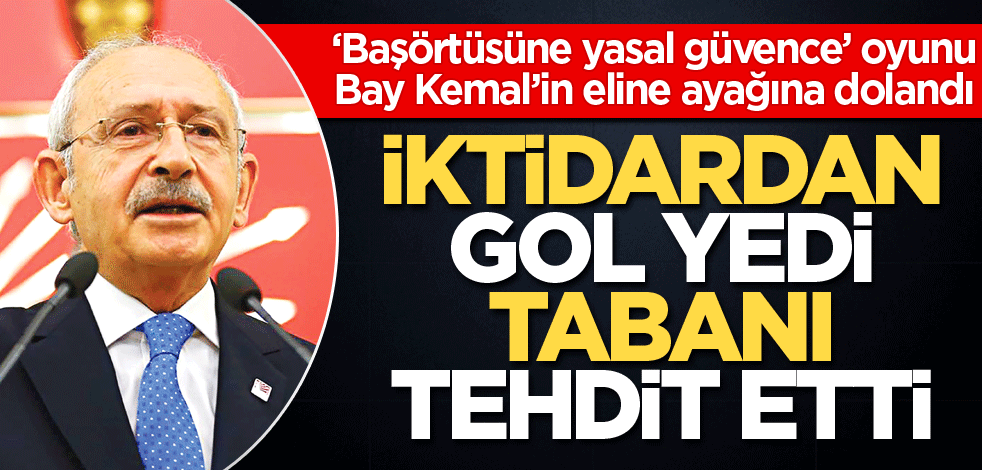 İktidardan gol yedi tabanı tehdit etti