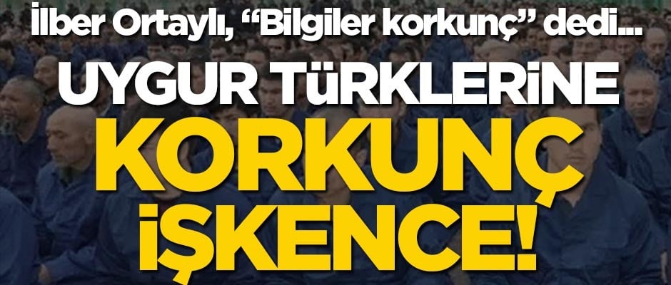 İlber Ortaylı, "Bilgiler korkunç" dedi... Uygur Türklerine korkunç işkence!