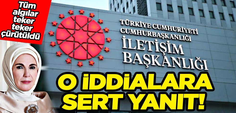 İletişim Başkanlığı'ndan yeni bülten: Emine Erdoğan'ın alışveriş yaptı iddiaları çürütüldü! Alın cevap verdiler