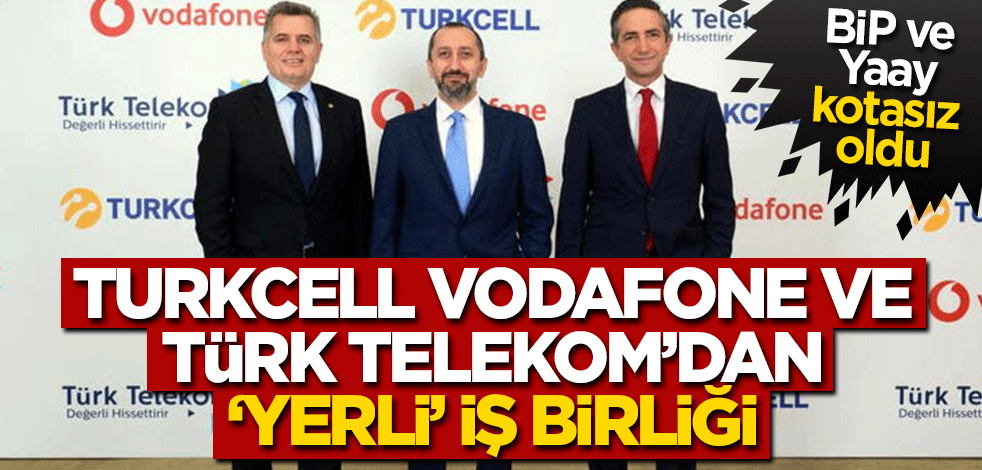 Leti Imin Devleri Turkcell Vodafone Ve T Rk Telekom Dan Yerli I