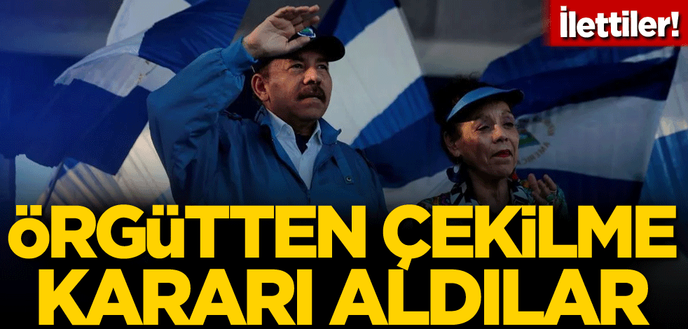 İlettiler! Örgütten çekilme kararı aldılar