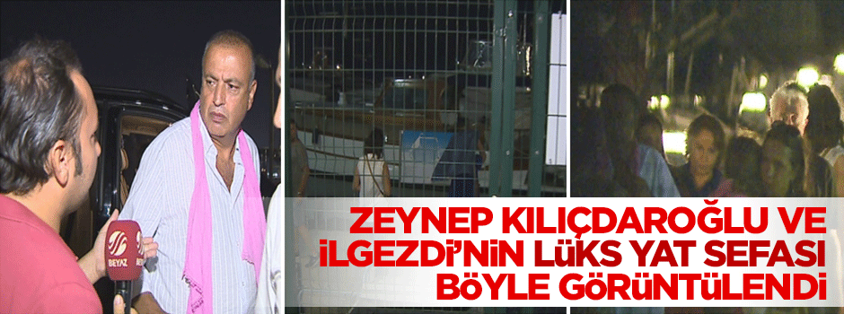 İlgezdi ve Zeynep Kılıçdaroğlu'nun lüks yat keyfi böyle görüntülendi!