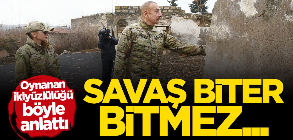 İlham Aliyev'den Ermenilerin yıktığı camileri görmezden gelen UNESCO'ya tepki