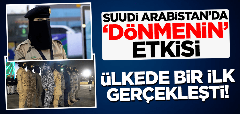 'Ilımlı İslam'a dönmenin etkisi! Suudi Arabistan'da ilk kez kadın askerler askeri geçit törenine katıldı