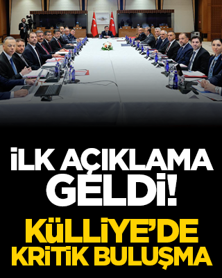  İlk açıklama geldi! Külliye’de kritik buluşma
