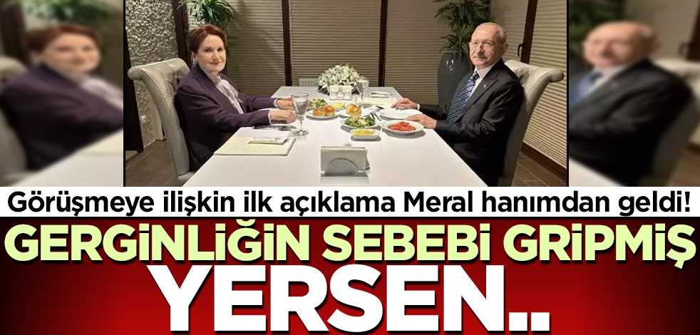 İlk açıklama Meral hanımdan geldi! Gergin değil gripmişler, yersen..
