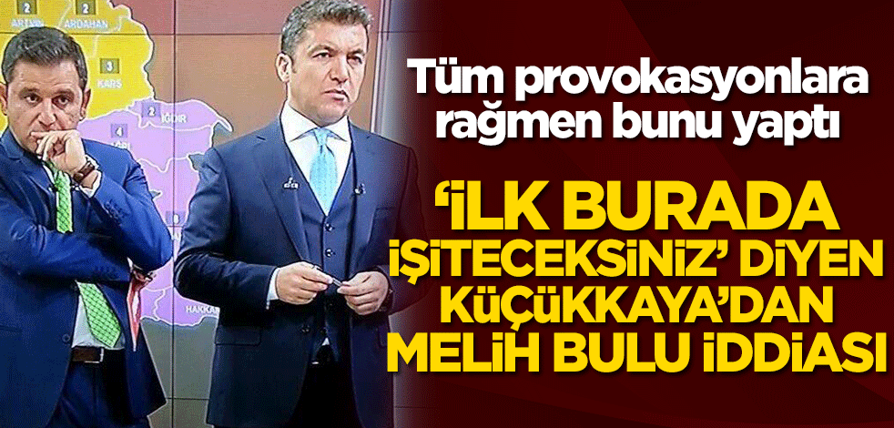 ‘İlk defa burada işiteceksiniz’ diyen İsmail Küçükkaya’dan Melih Bulu iddiası! Tüm provokasyonlara rağmen…