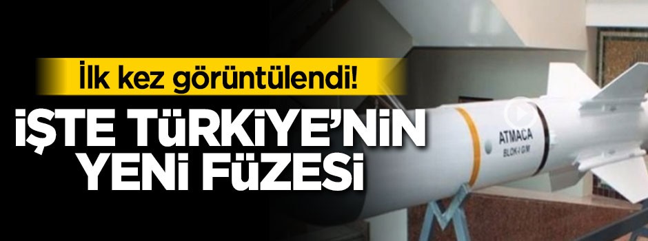 İlk görseli yayınlandı! İşte Türkiye'nin yeni füzesi