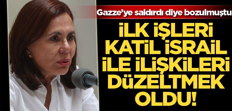 İlk işleri İsrail ile ilişkileri düzeltmek oldu