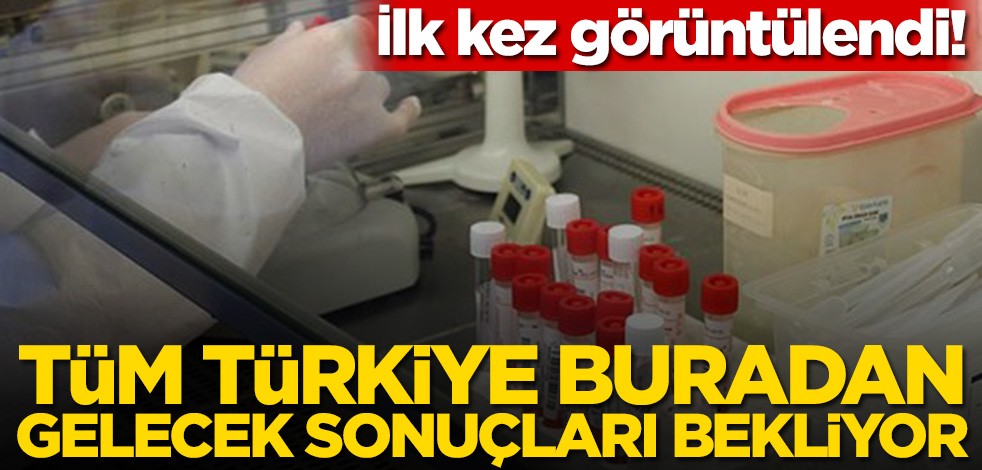 İlk kez görüntülendi! Tüm Türkiye buradan gelecek sonuçları bekliyor