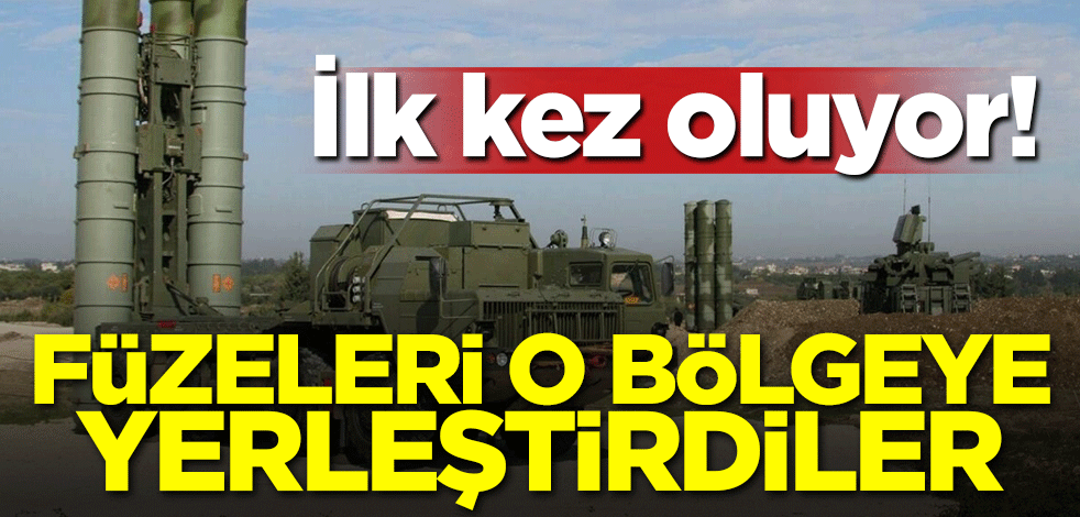 İlk kez oluyor! Füzeleri o bölgeye yerleştirdiler