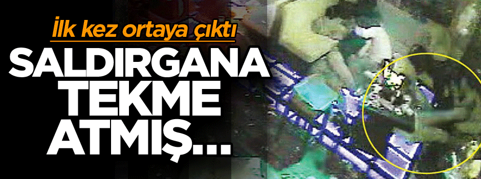 İlk kez ortaya çıktı: Reina saldırganına tekme atmış…