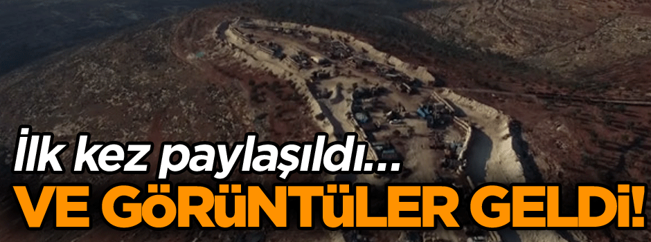 İlk kez paylaşıldı… Ve görüntüler geldi!