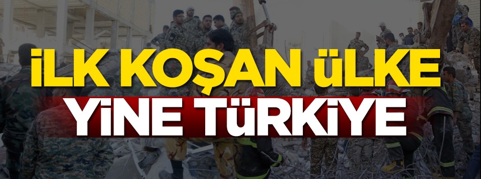 İlk koşan ülke yine Türkiye