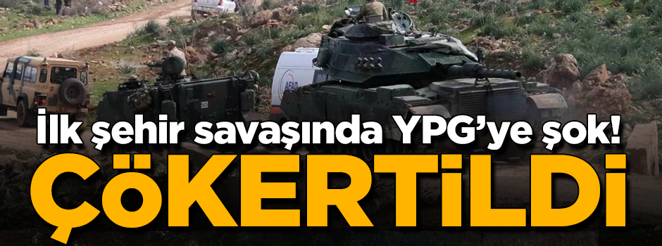 YPG'nin kuzey savunması çökertildi
