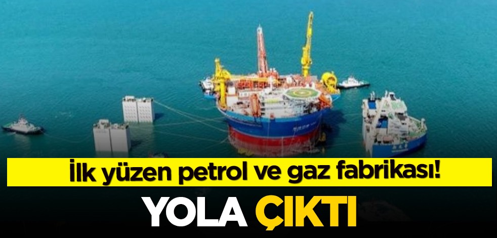 İlk yüzen petrol ve gaz fabrikası: Yola çıktı! Tarihin en başarılı projesi, 15 yıl boyunca limana dönmeyecek